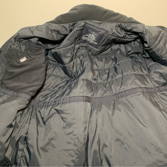 L. L. Bean Women’s Parka Jacket Coat Dark Blue / Black size Large Winter Snow - Picture 10 of 16